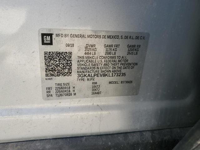 2019 GMC TERRAIN SL - 3GKALPEV8KL173235