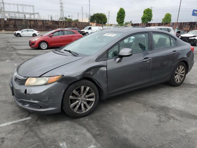 HONDA CIVIC EX 2012 gray  gas 2HGFB2F88CH554322 photo #1
