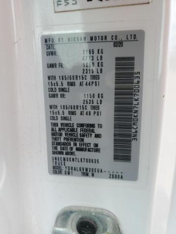 2020 NISSAN NV200 2.5S - 3N6CM0KN7LK700635
