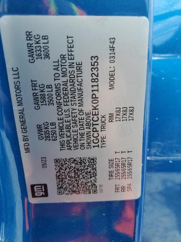 2023 CHEVROLET COLORADO L 1GCPTCEK0P1182353