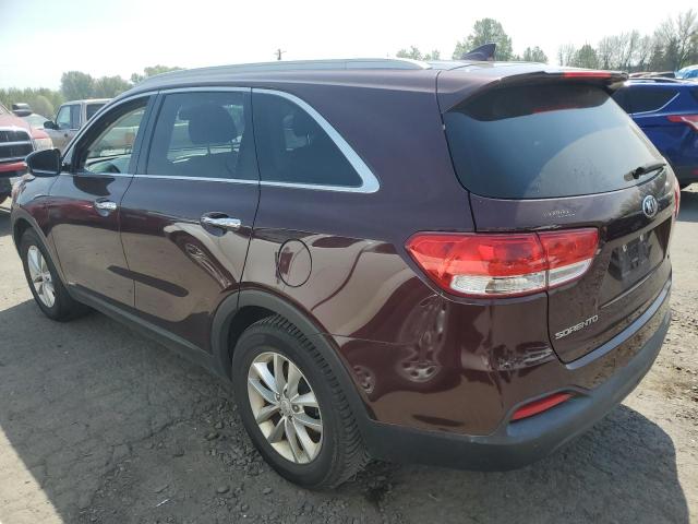 KIA SORENTO LX 2018 burgundy  gas 5XYPGDA39JG418787 photo #3