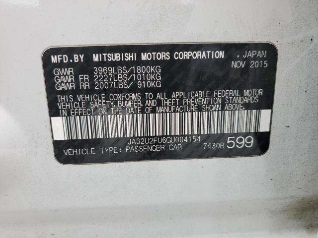 2016 MITSUBISHI LANCER ES - JA32U2FU6GU004154