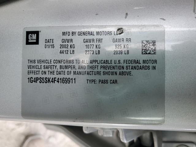 2015 BUICK VERANO - 1G4PS5SK4F4169911