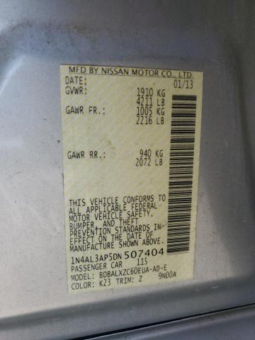 2013 NISSAN ALTIMA 2.5 - 1N4AL3AP5DN507404