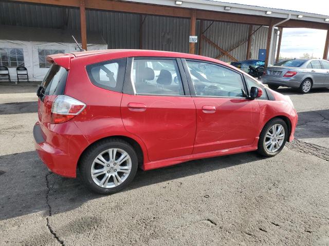 HONDA FIT SPORT 2010 red hatchbac gas JHMGE8G49AC038364 photo #4