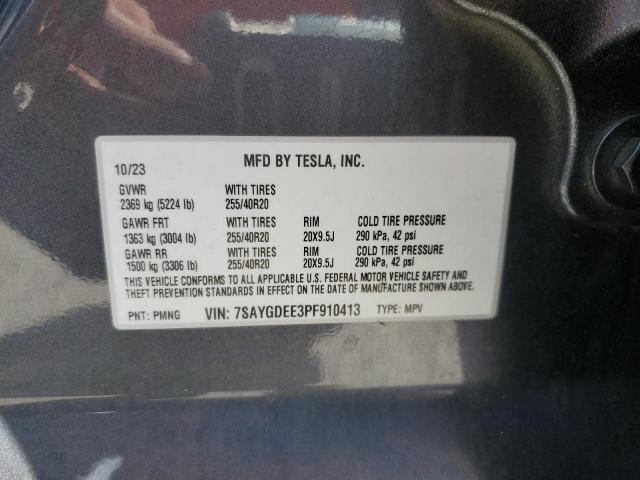 2023 TESLA MODEL Y - 7SAYGDEE3PF910413