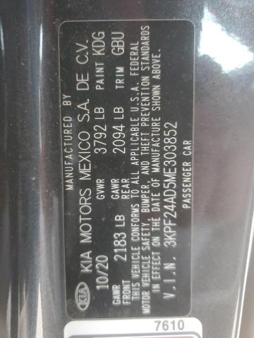2021 KIA FORTE FE - 3KPF24AD5ME303852