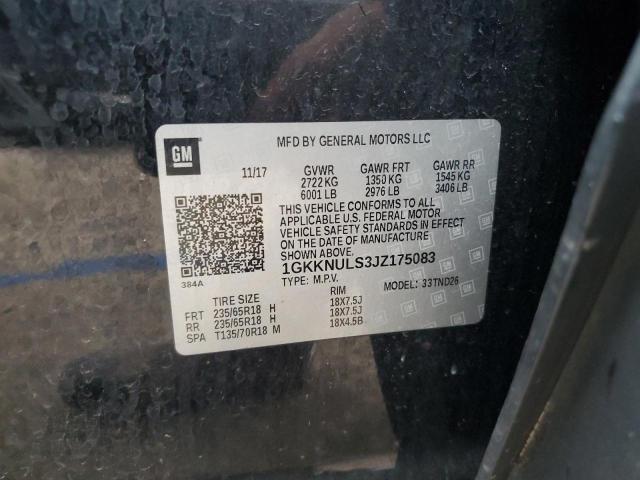 2018 GMC ACADIA SLT - 1GKKNULS3JZ175083