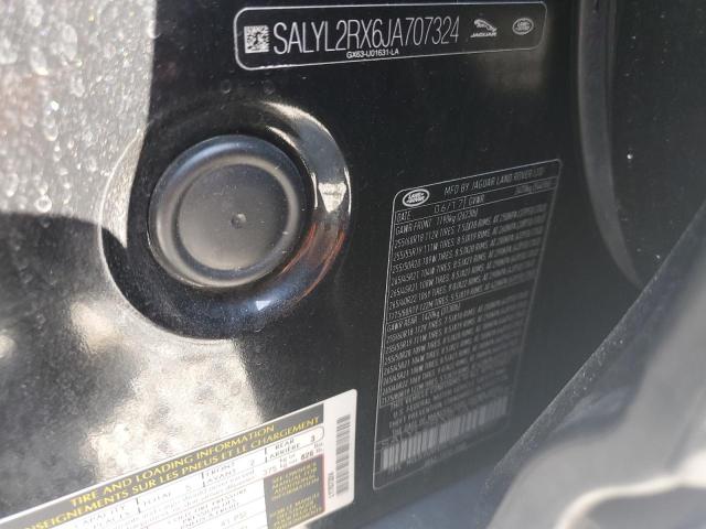 2018 LAND ROVER RANGE ROVE SALYL2RX6JA707324