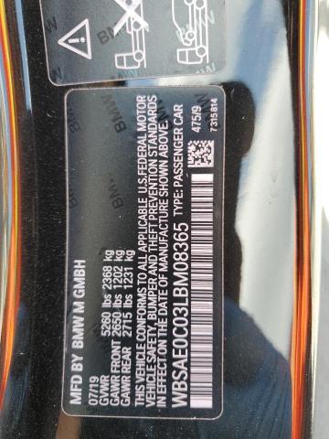2020 BMW M8 - WBSAE0C03LBM08365