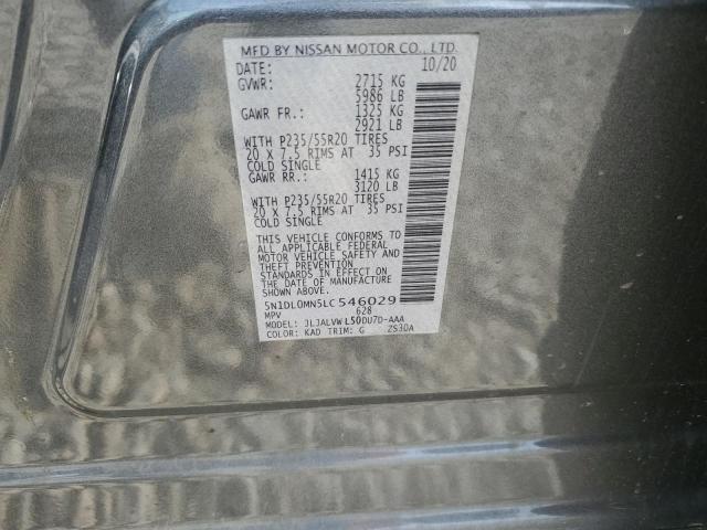 2020 INFINITI QX60 LUXE - 5N1DL0MN5LC546029
