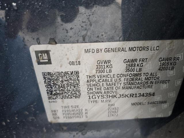 2019 CADILLAC ESCALADE E - 1GYS3HKJ5KR134354