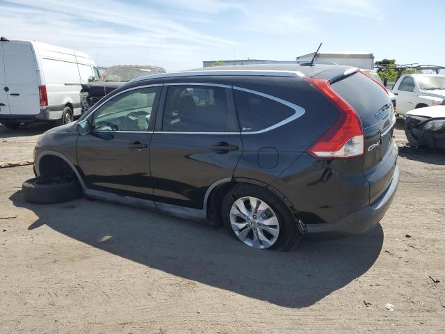 HONDA CR-V EXL 2012 black  gas JHLRM4H71CC029078 photo #3