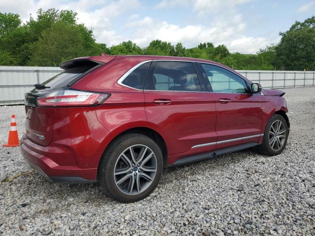 Vin: 2fmpk4k93kbb03096, lot: 54683115, ford edge titanium 20193