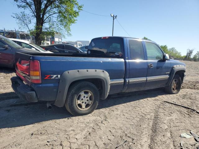 CHEVROLET SILVERADO 2001 blue 4dr ext gas 1GCEK19T01E192043 photo #4