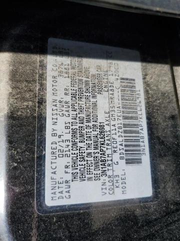 2019 NISSAN SENTRA S - 3N1AB7AP7KL626981