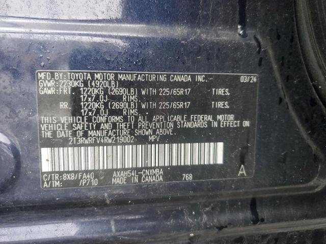 2024 TOYOTA RAV4 XLE - 2T3RWRFV4RW219002