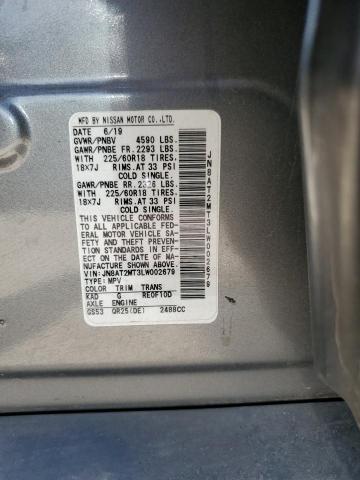 2020 NISSAN ROGUE S - JN8AT2MT3LW002679