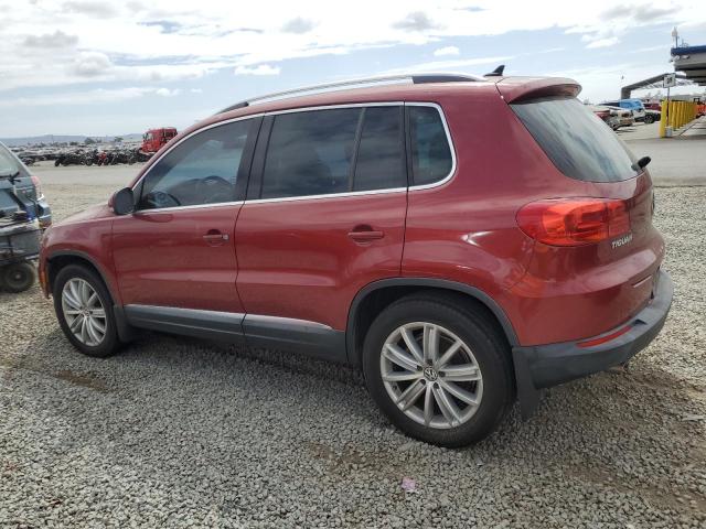 VOLKSWAGEN TIGUAN S 2013 burgundy  gas WVGAV3AX5DW086729 photo #3