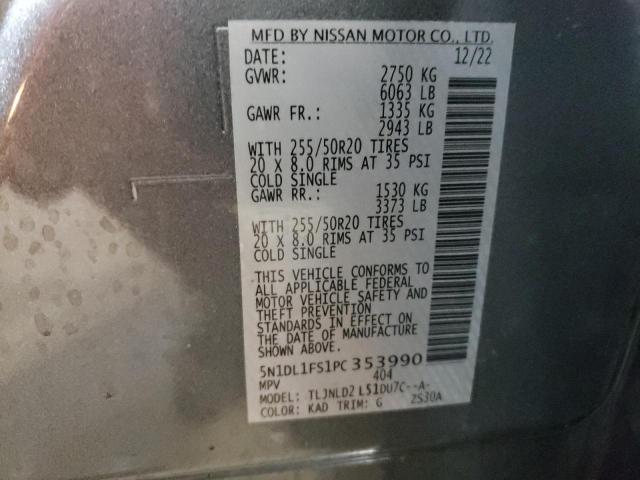 2023 INFINITI QX60 LUXE 5N1DL1FS1PC353990