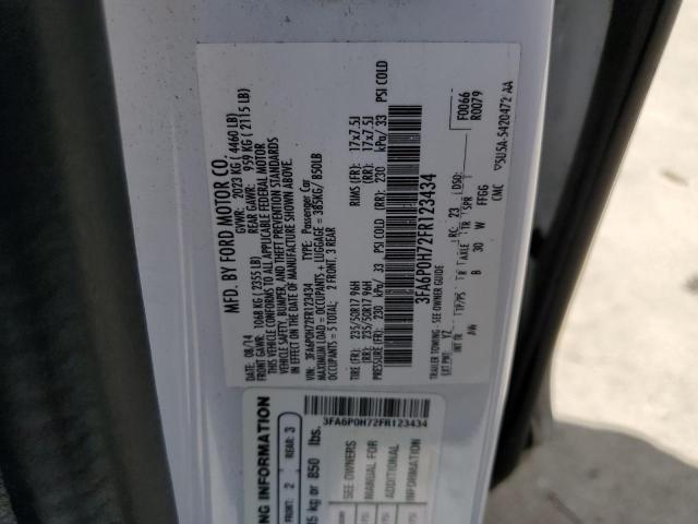 2015 FORD FUSION SE 3FA6P0H72FR123434