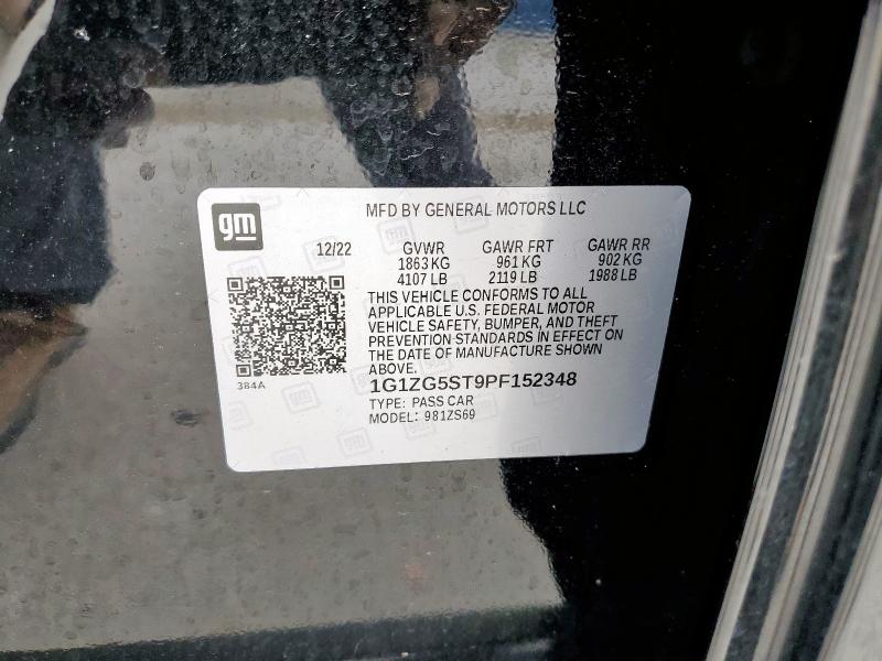 2023 CHEVROLET MALIBU RS - 1G1ZG5ST9PF152348