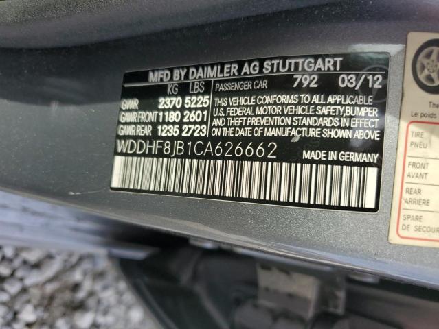 2012 MERCEDES-BENZ E 350 4MAT - WDDHF8JB1CA626662