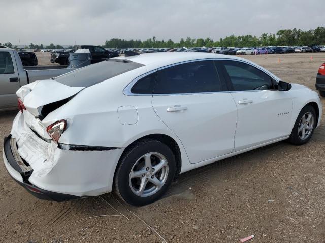 CHEVROLET MALIBU LS 2017 white sedan 4d gas 1G1ZB5ST3HF158288 photo #4