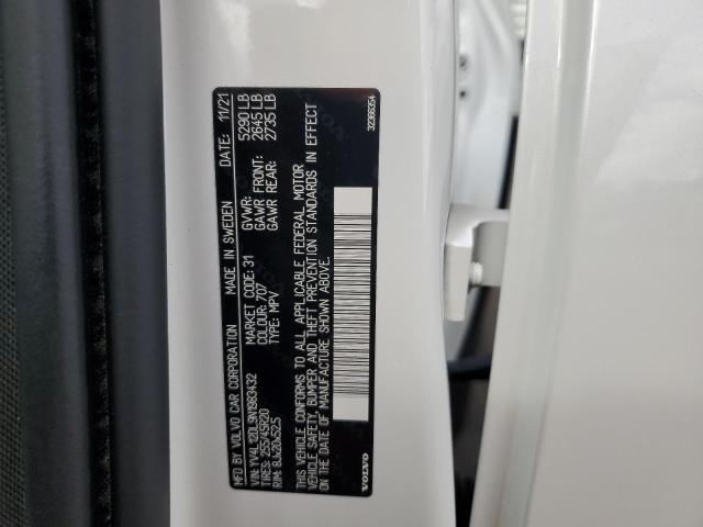 2022 VOLVO XC60 B5 IN YV4L12DL9N1983432