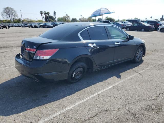 HONDA ACCORD EX 2011 black sedan 4d gas 1HGCP3F73BA022197 photo #4