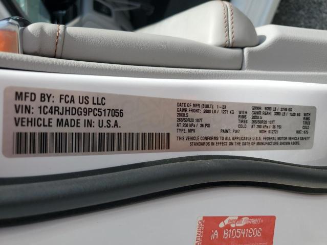 2023 JEEP GRAND CHER - 1C4RJHDG9PC517056