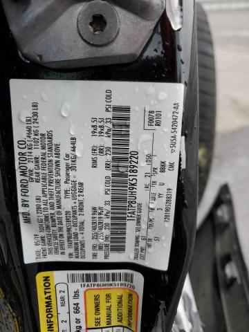 2019 FORD MUSTANG - 1FATP8UH9K5189220