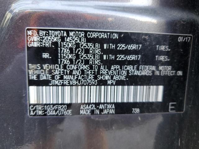 2017 TOYOTA RAV4 LE - JTMZFREV8HJ707593