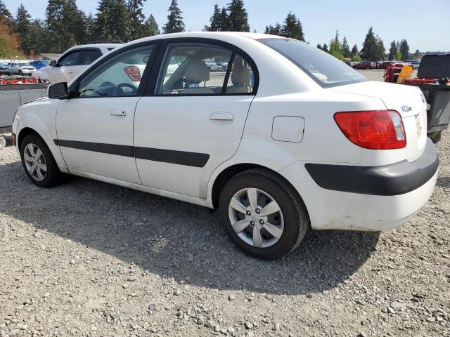 KIA RIO BASE 2009 white  gas KNADE223896456292 photo #3