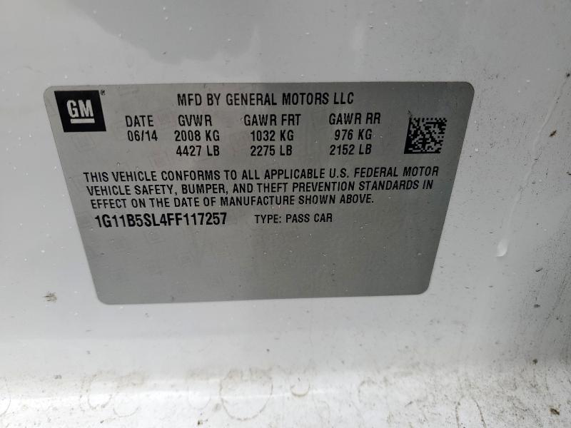 2015 CHEVROLET MALIBU LS - 1G11B5SL4FF117257