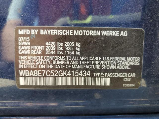 2016 BMW 328 I - WBA8E7C52GK415434