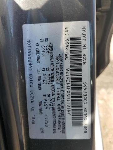 2017 MAZDA 6 SPORT - JM1GL1U5XH1136126