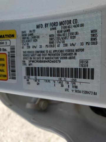 2022 FORD BRONCO SPO - 3FMCR9B69NRD40579