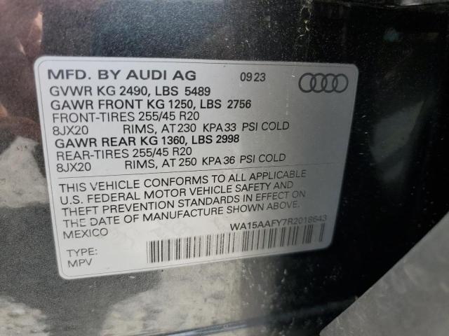 2024 AUDI Q5 SPORTBA WA15AAFY7R2018643