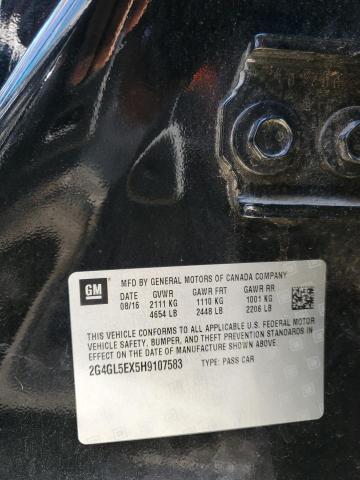 2017 BUICK REGAL SPOR 2G4GL5EX5H9107583