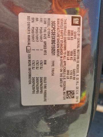 2011 CHEVROLET SILVERADO #3310312008