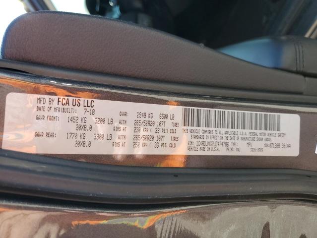 2018 DODGE DURANGO SX 1C4RDJAG2JC474786