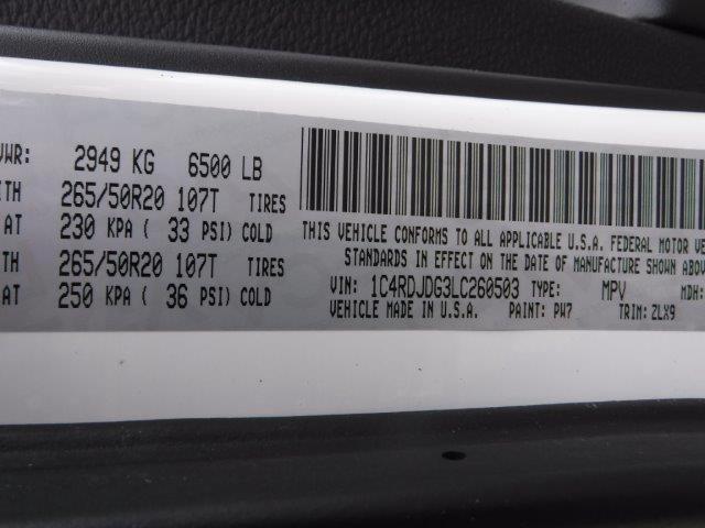2020 DODGE DURANGO GT - 1C4RDJDG3LC260503