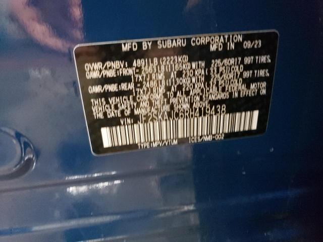 2024 SUBARU FORESTER W JF2SKAJC6RH419438