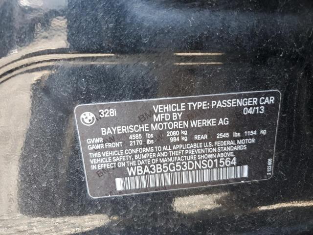 2013 BMW 328 XI SUL - WBA3B5G53DNS01564