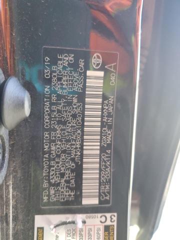 2019 TOYOTA C-HR XLE - JTNKHMBX0K1040753