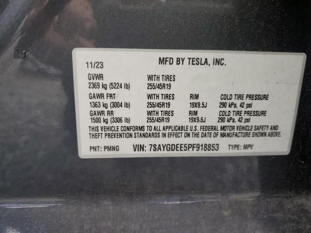 2023 TESLA MODEL Y - 7SAYGDEE5PF918853
