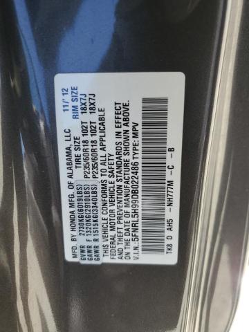2013 HONDA ODYSSEY TO - 5FNRL5H99DB022486