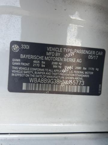 2017 BMW 330 I WBA8B9G38HNU55773