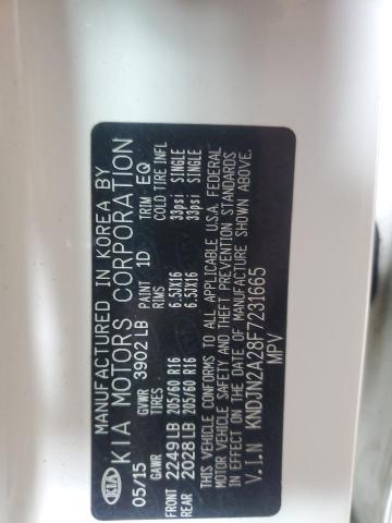 2015 KIA SOUL - KNDJN2A28F7231665